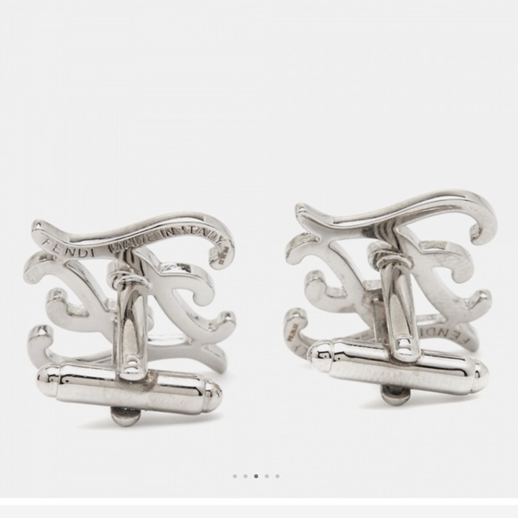 Fendi FF Karligraphy Cuff Links - Picture 3 of 4